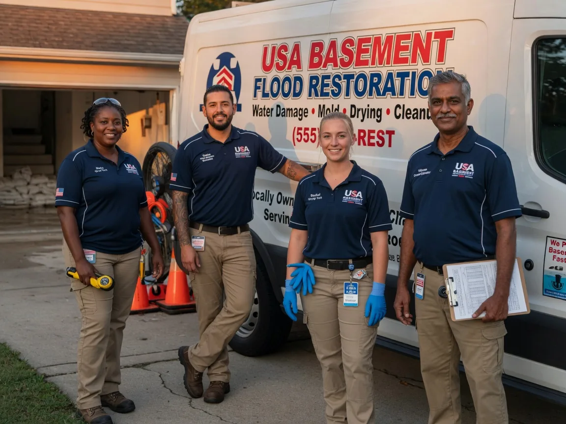 Basement Flood Cleanup company in Grammer, IN